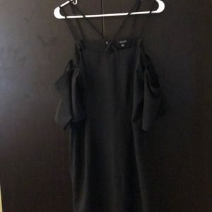 Gorgeous black cold shoulder dress